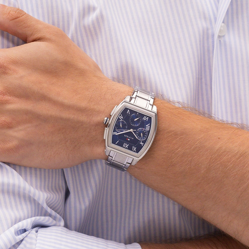 Tommy Hilfiger Mens Oxford Blue Bracelet Watch 1710763