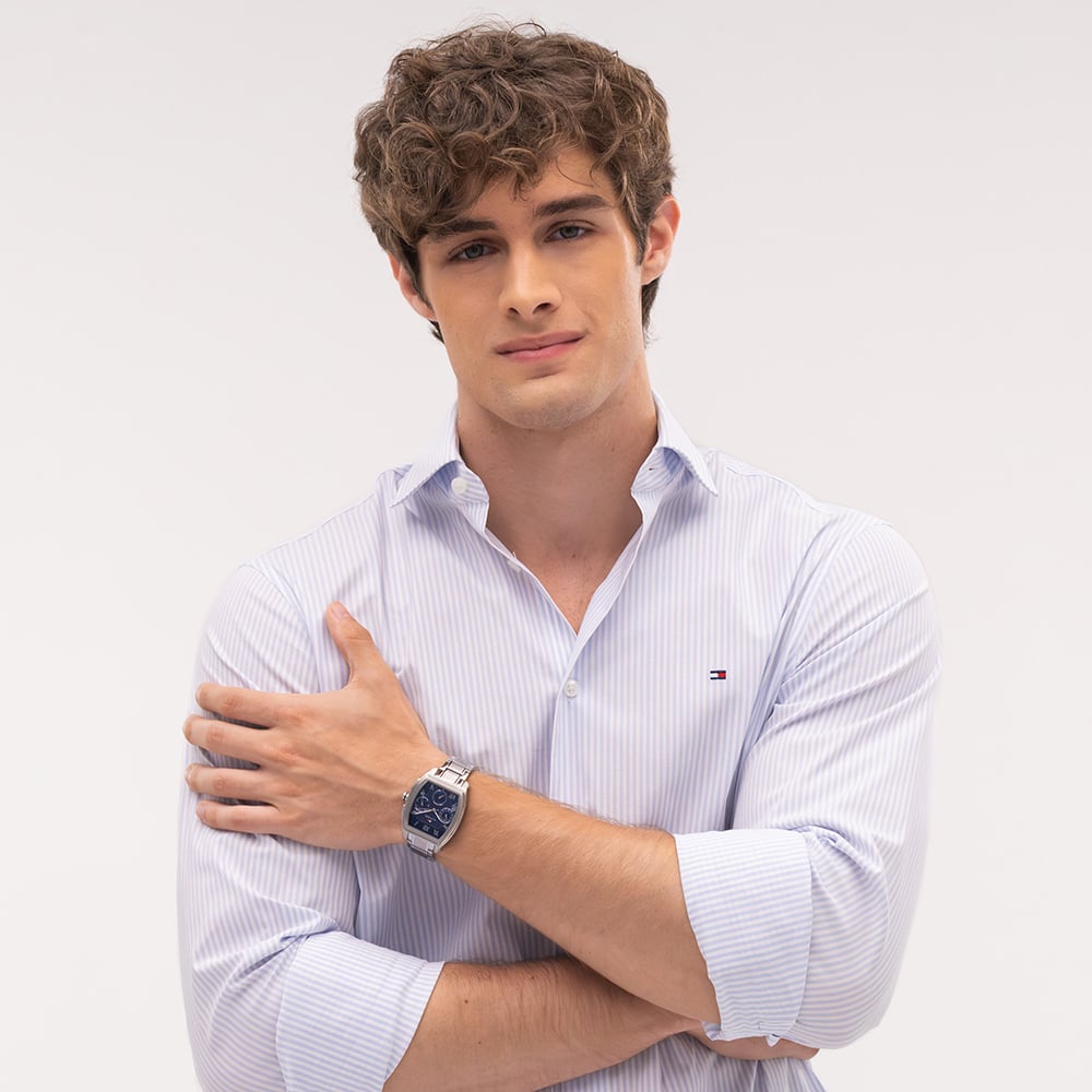 Tommy Hilfiger Mens Oxford Blue Bracelet Watch 1710763