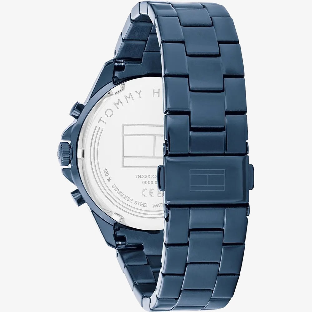 Tommy Hilfiger Mens Mellie Blue Dial Bracelet Watch 1782743