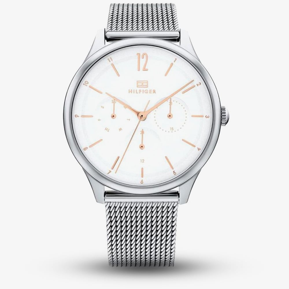 House of Watches - Tommy Hilfiger Ladies Layla Silver Chronograph Watch 1782456
