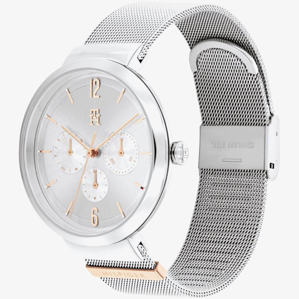 Tommy Hilfiger Lidia Two Tone Mesh Bracelet Watch 1782537