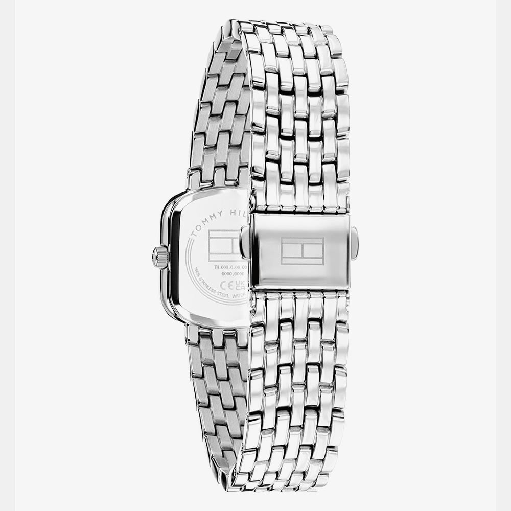 Tommy Hilfiger Ladies Abby Square Blue Dial Bracelet Watch 1782921