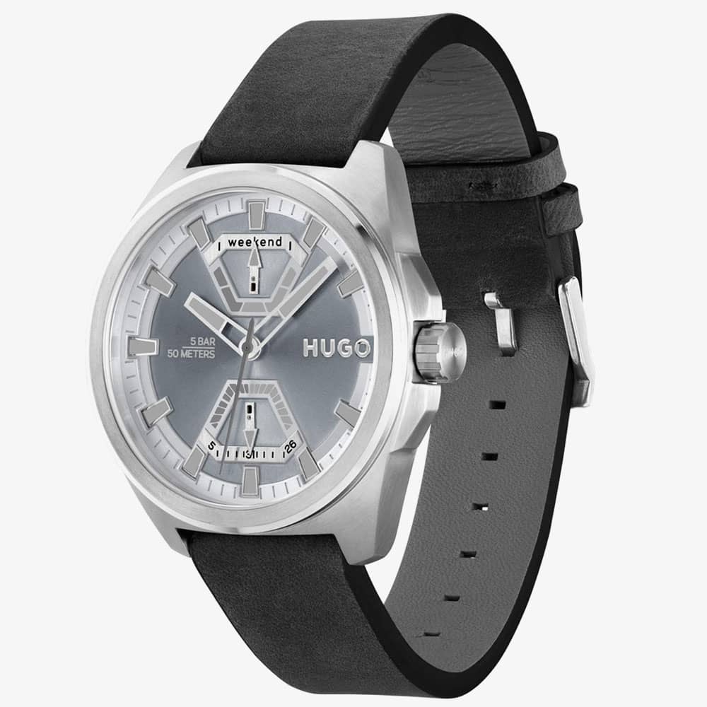 HUGO Mens #Expose Grey Dial Watch 1530240