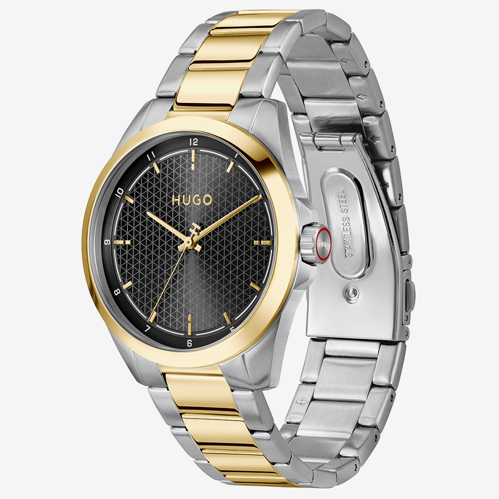 HUGO Mens #Seam Two Colour Bracelet Watch 1530452