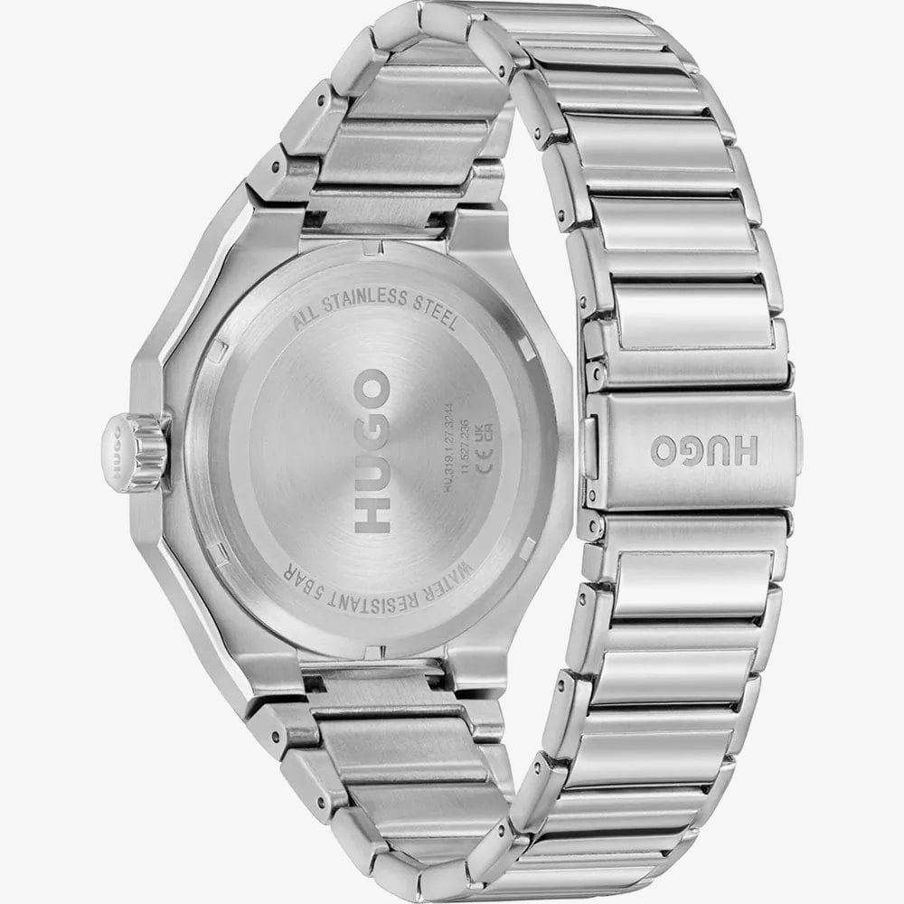 HUGO Mens #Grail Skeleton Dial Bracelet Watch 1530377