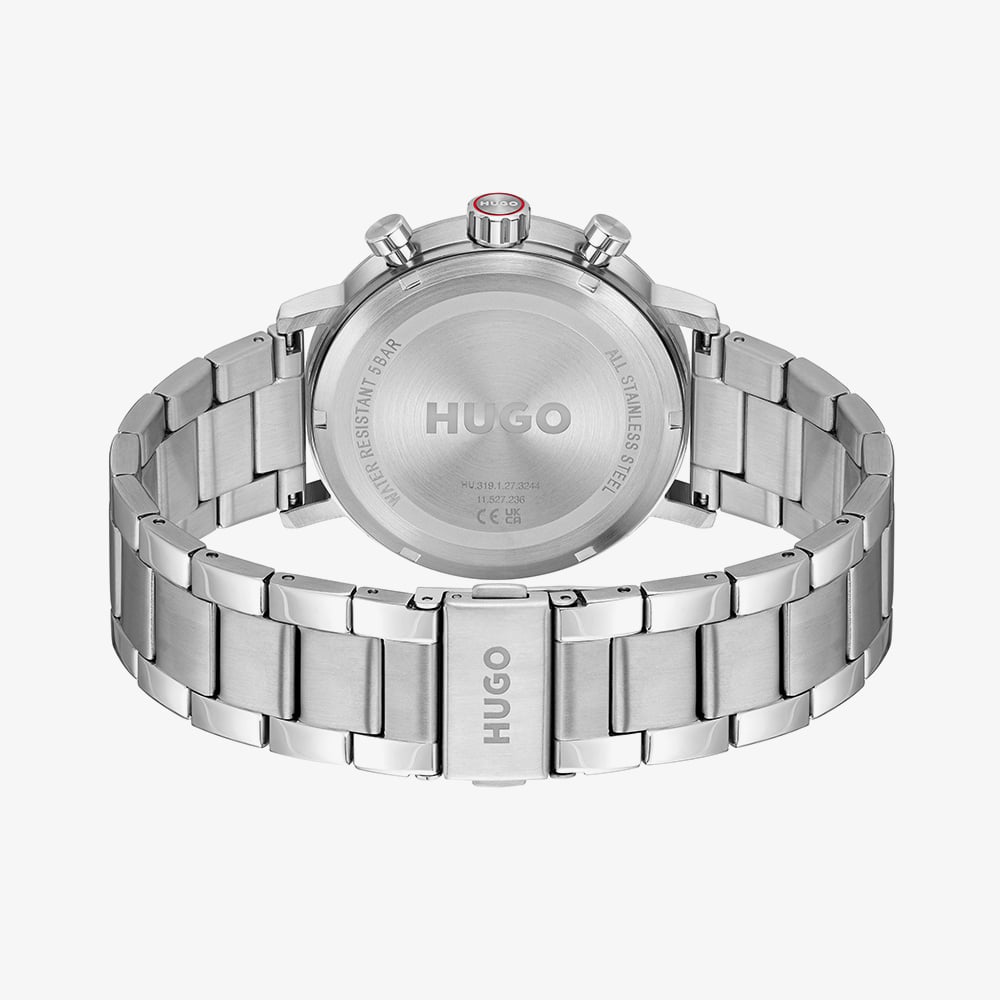 HUGO Mens #TakeOff Blue Dial Bracelet Watch 1530467
