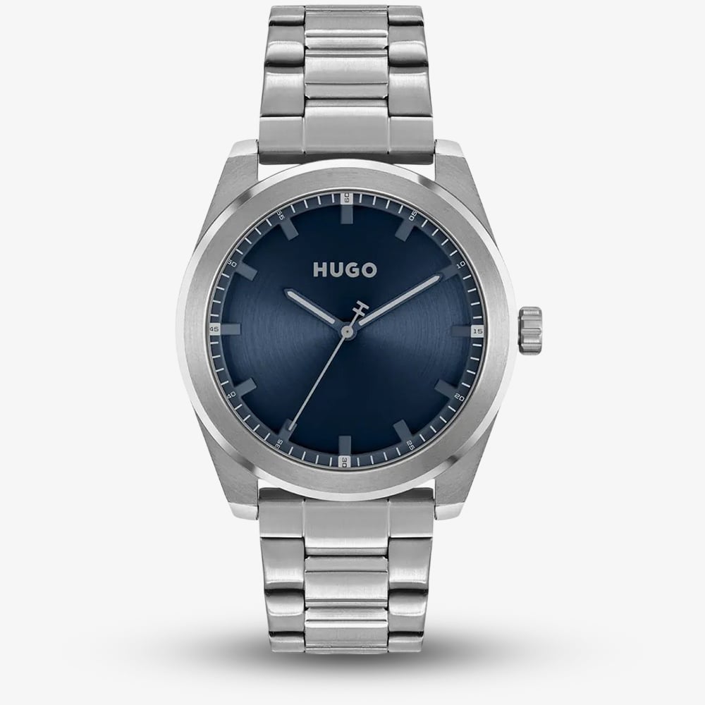 House of Watches - HUGO Mens #Bright Blue Dial Bracelet Watch 1530361