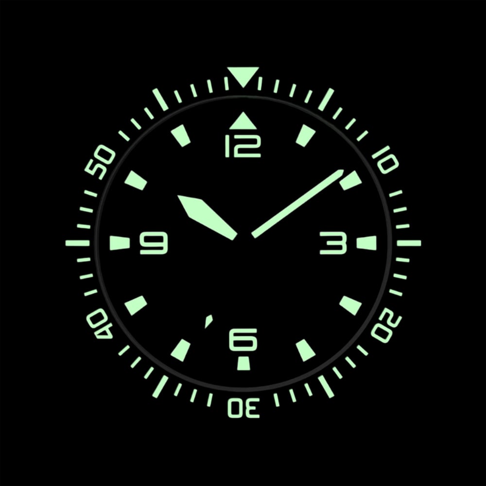 0275 Elliot Brown Holton Professional Black Rubber Watch 101-001-R06