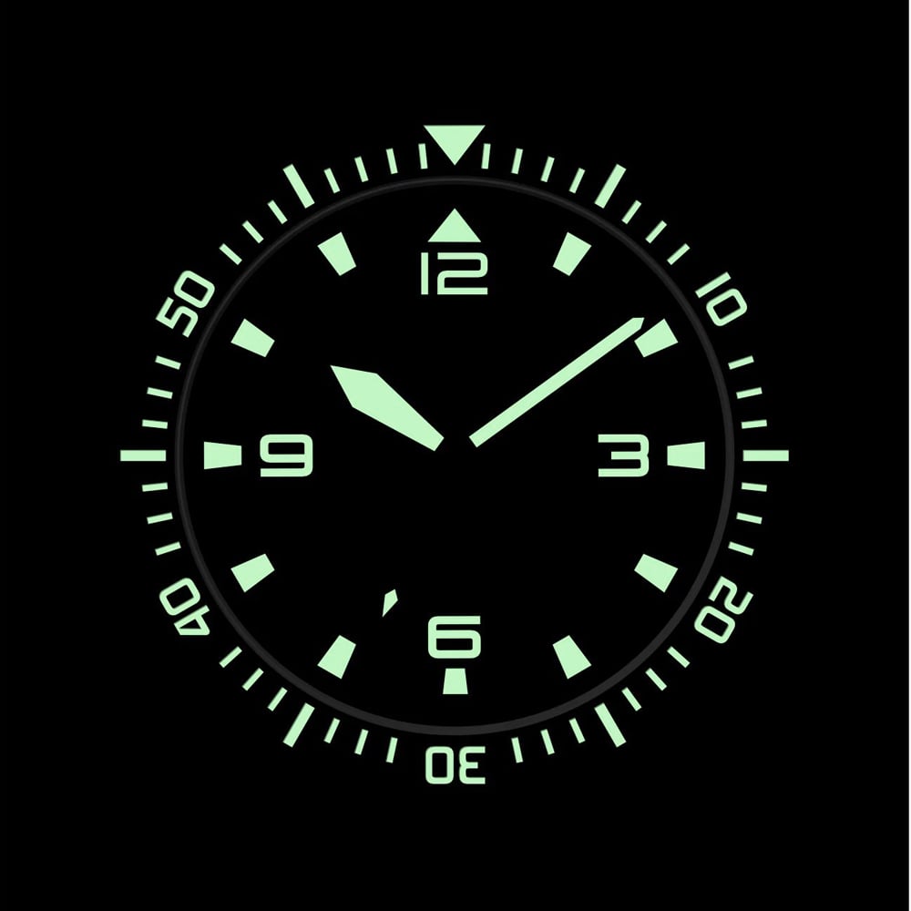 Elliot Brown Holton Professional Gunmetal Grey Green Dial Watch 101-002-B09