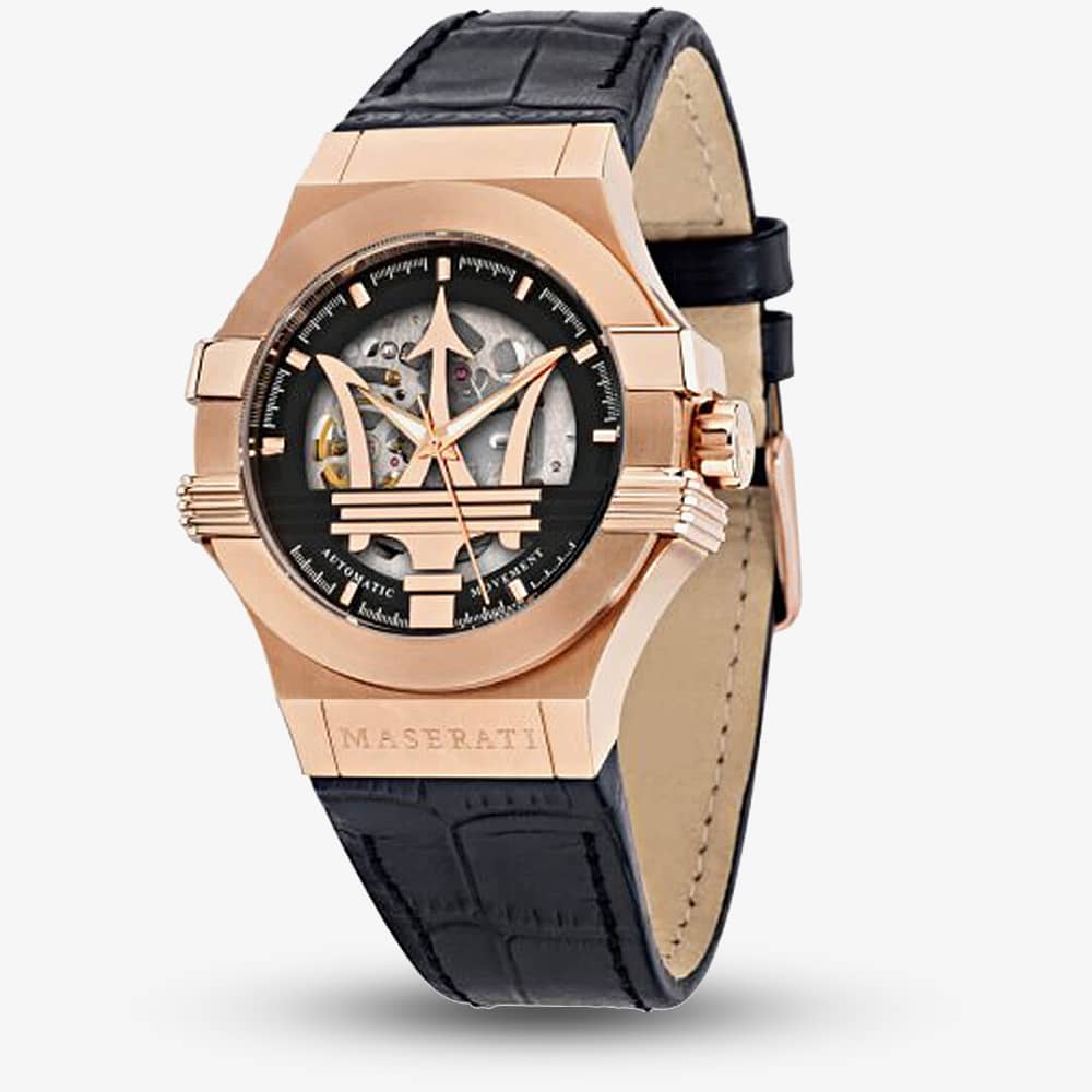 Maserati R8821108039 Potenza Automatic Skeleton Dial Men's Watch