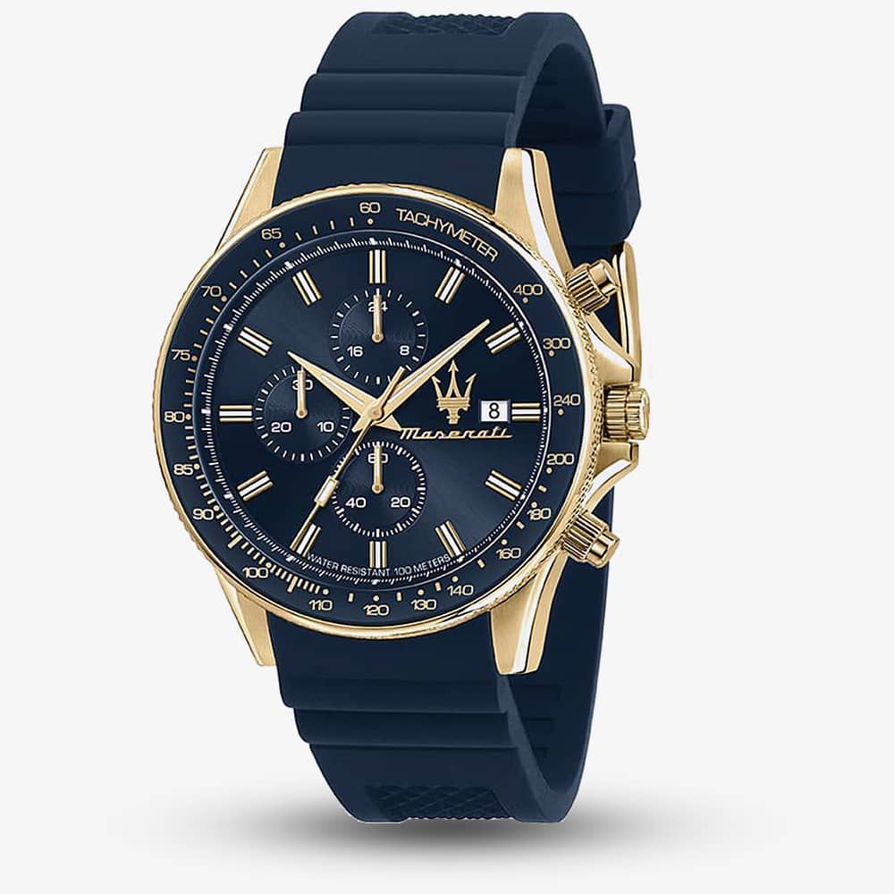 House of Watches - Maserati Mens Sfida Blue Watch R8871640004