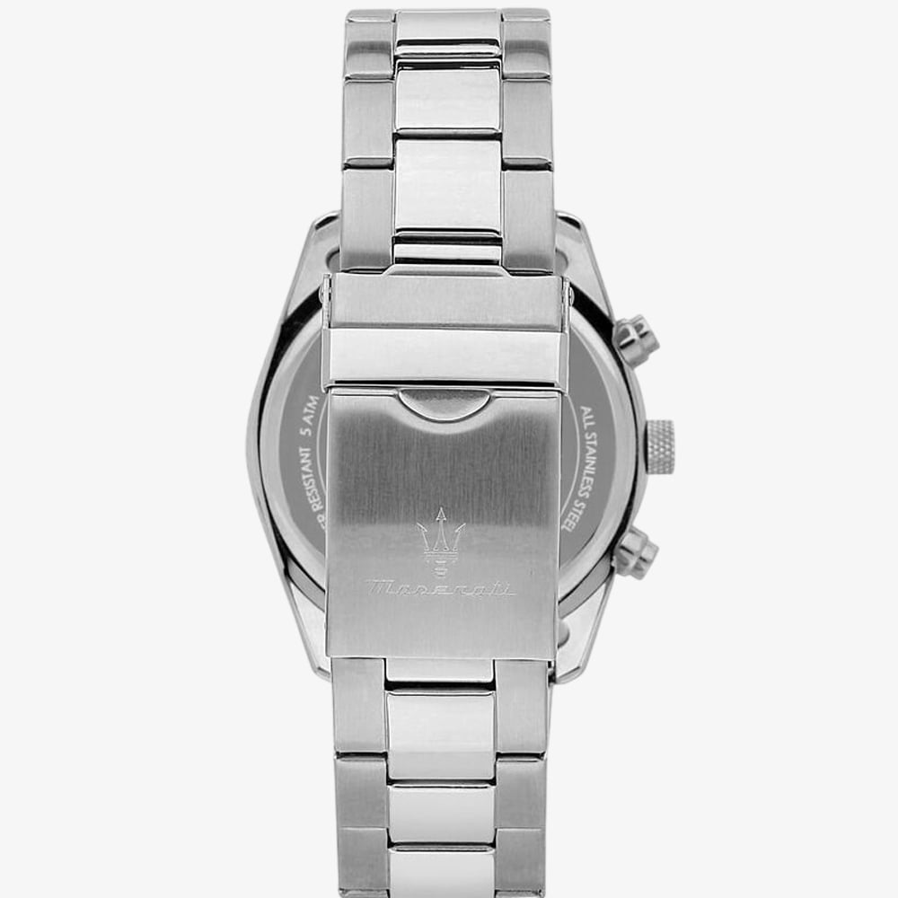Maserati Mens Attrazione Green Chronograph Dial & Bracelet Watch MSR8853151017