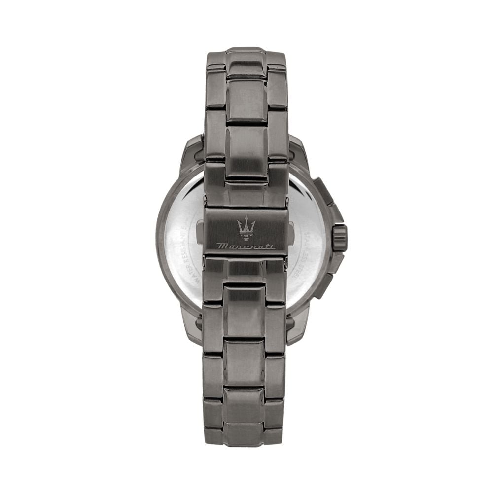 Maserati Mens Successo Dark Edition Chronograph Black Dial Bracelet Watch R8873654004