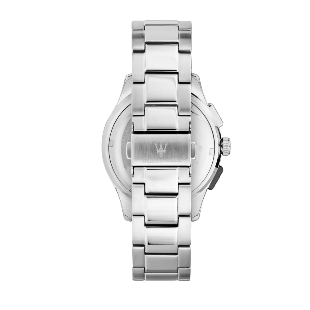 Maserati Mens Sorpasso Chronograph Black Dial Bracelet Watch R8873624008