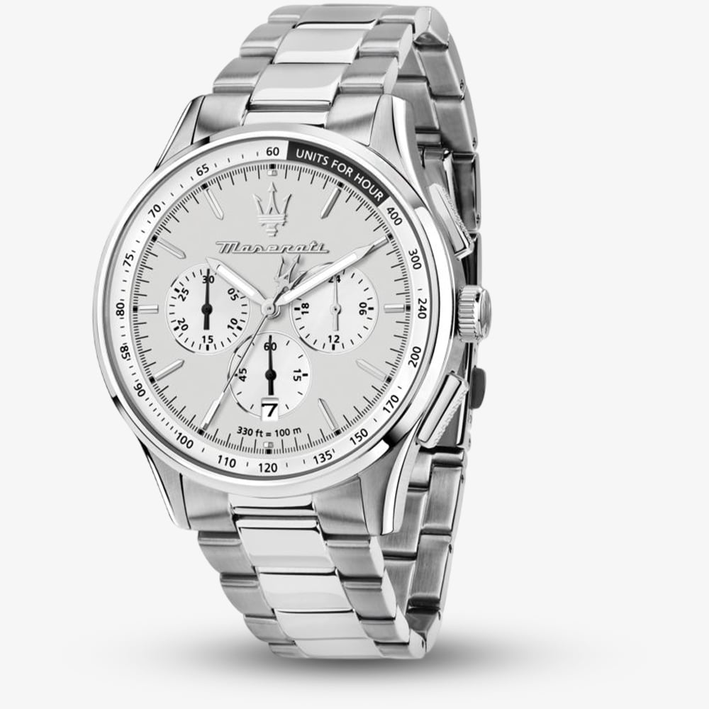 Maserati Men's Velocita Slim Analogue Quartz Watch - Green/Silver - 43MM - Image 5
