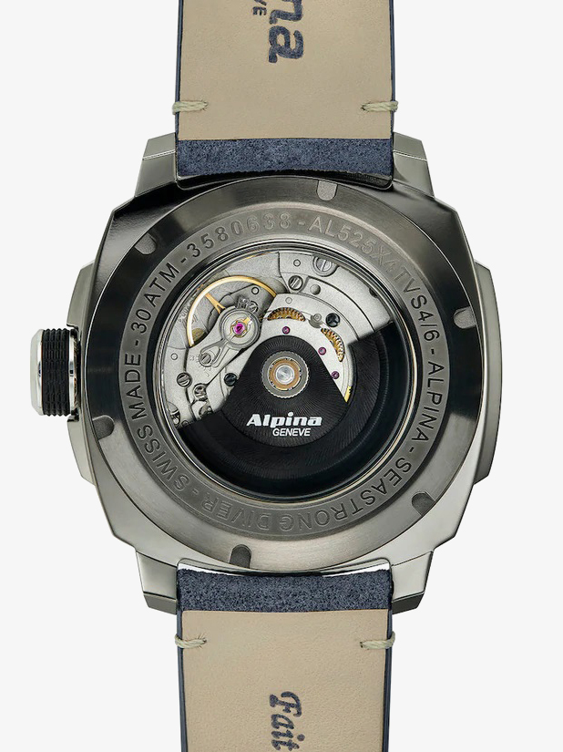 Alpina Mens Seastrong Diver 300 Navy Dial Watch AL-525LNN4TV6