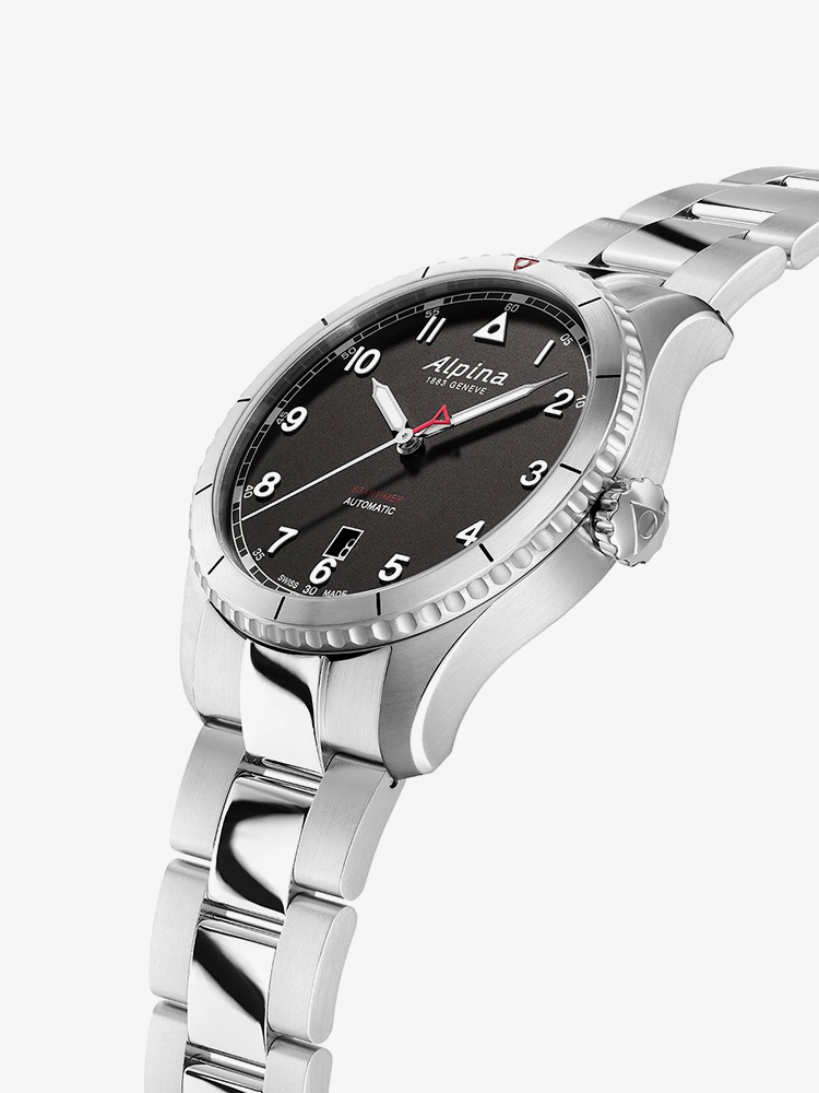 Alpina Mens Startimer Pilot Automatic Watch AL-525BW4S26B