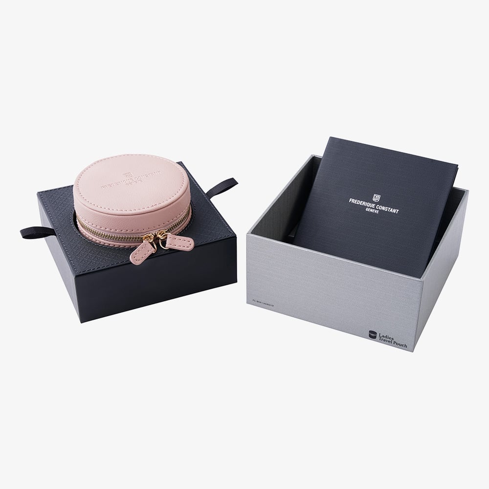 Frederique Constant Ladies Slimline Two-Tone Mother Of Pearl Dial Watch FC-220MPWD1S23B