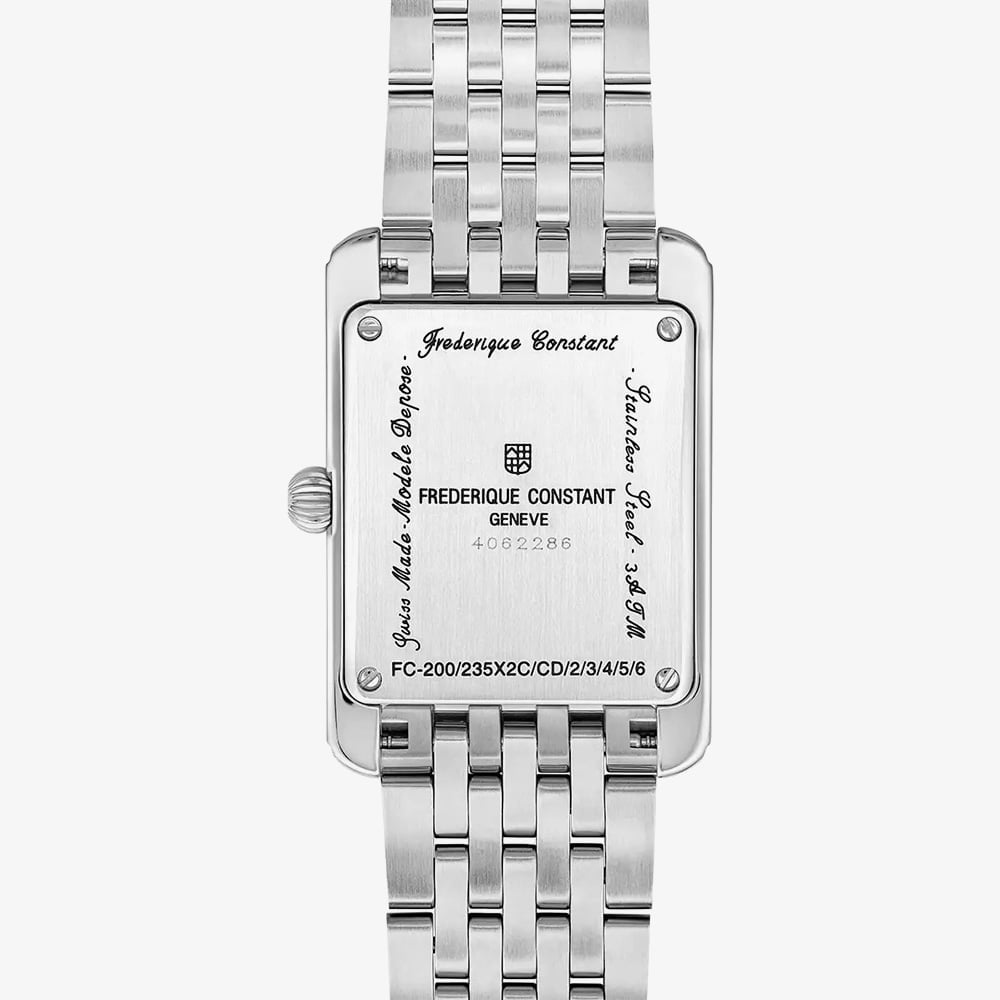 Frederique Constant Ladies Carree Green Dial Watch FC-235GR2C6B
