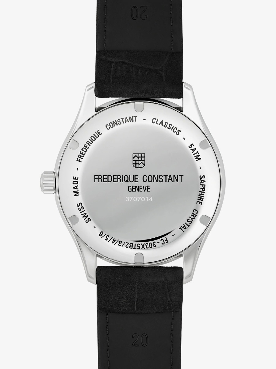 Frederique Constant Mens Classic Automatic Black Dial Watch FC-303NB5B6