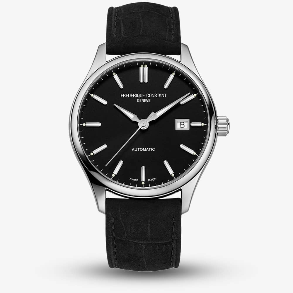 House of Watches - Frederique Constant Mens Classic Automatic Black Dial Watch FC-303NB5B6