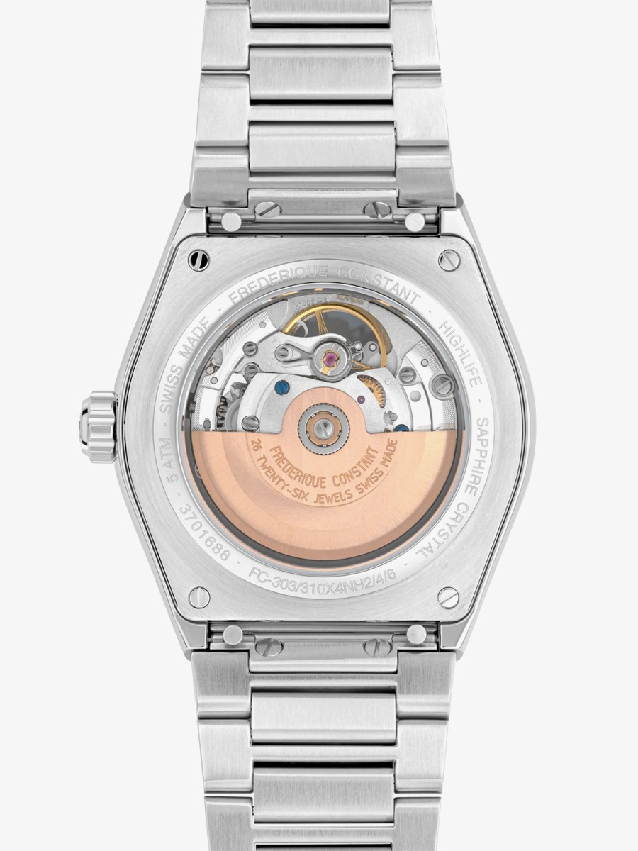 Frederique Constant Ladies Highlife Automatic Heratbeat White Dial Watch FC-310S4NH6B