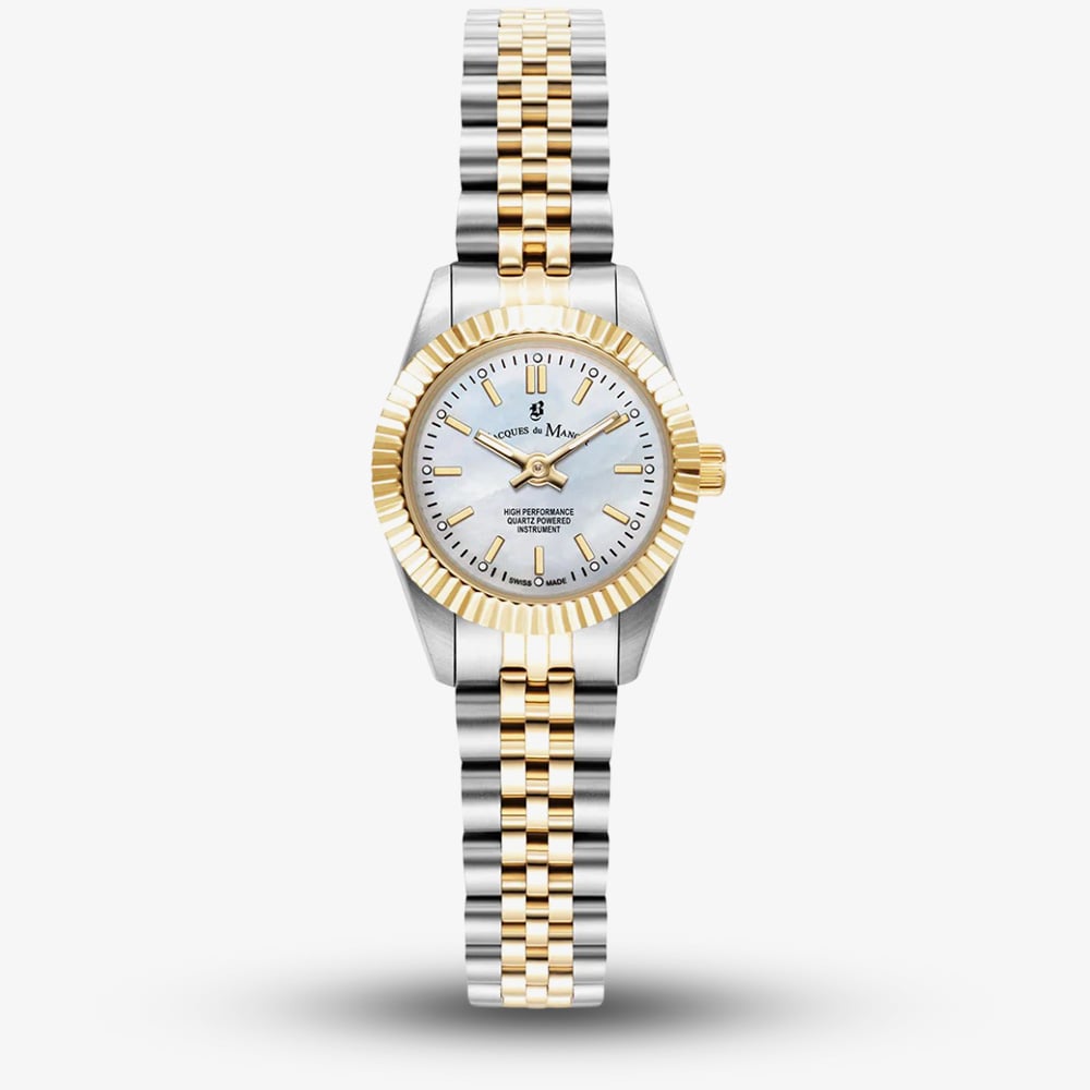 Jacques du Manoir Ladies Mini Inspiration Two Tone Watch JWL05102 - Image 2
