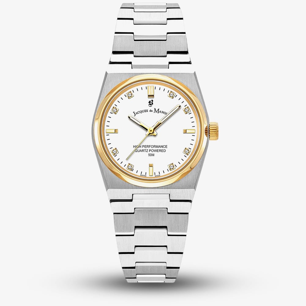 Photos - Wrist Watch Jacques du Manoir Ladies Horizon Two Tone Watch JWL03605 