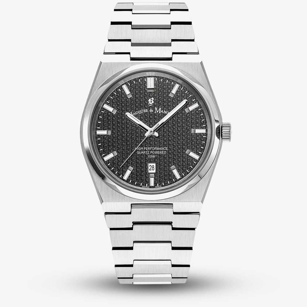 House of Watches - Jacques du Manoir Mens Horizon Black Dial Watch JWG03506