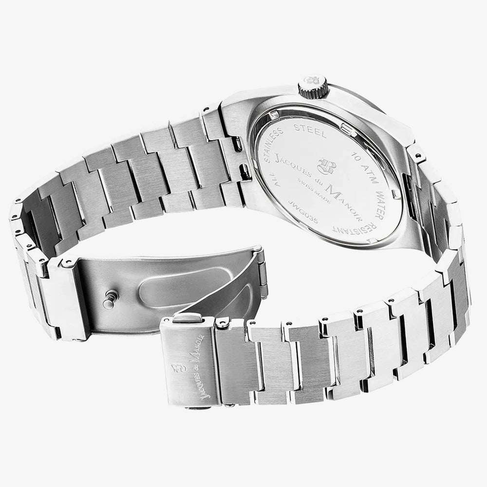 Jacques du Manoir Mens Horizon Black Dial Watch JWG03506