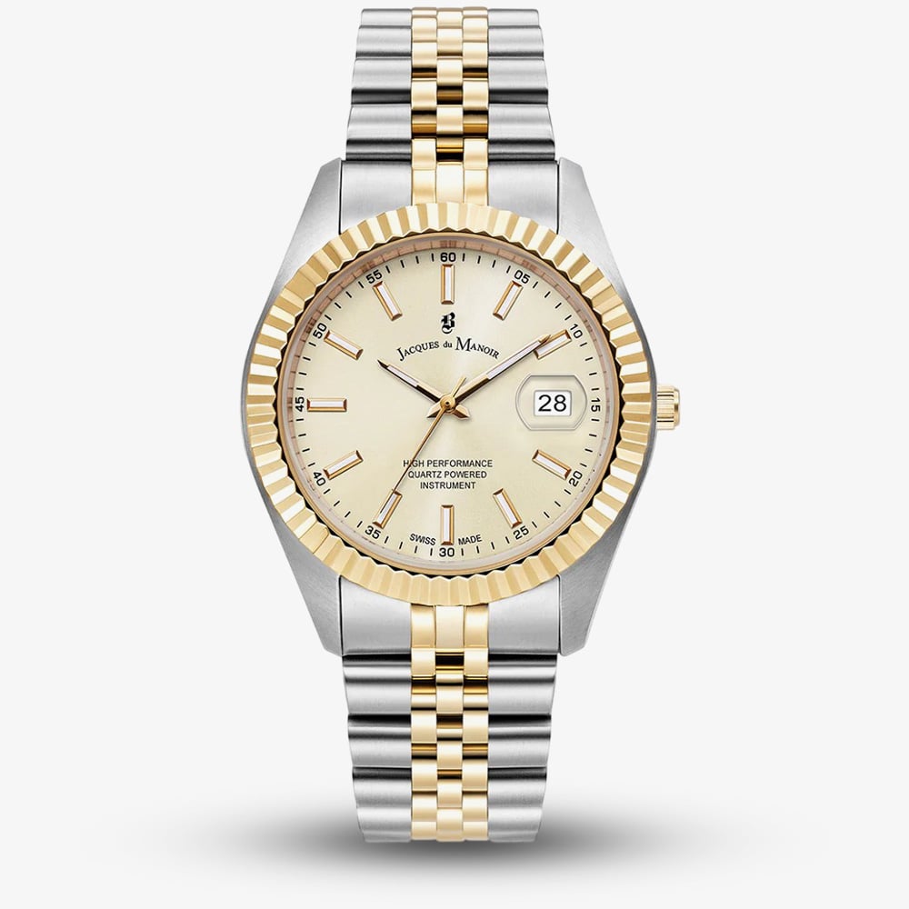 House of Watches - Jacques du Manoir Inspiration Business Champagne Dial Watch JWN01704