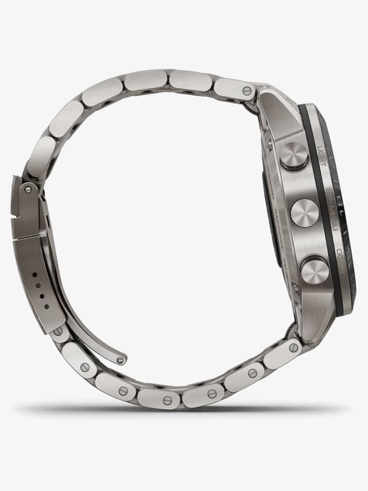  Garmin Mens Marq Aviator Titanium Bracelet Smartwatch 010-02006-04 