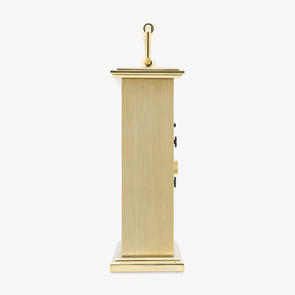 Acctim Gainsborough Gold Tone White Dial Clock 36518