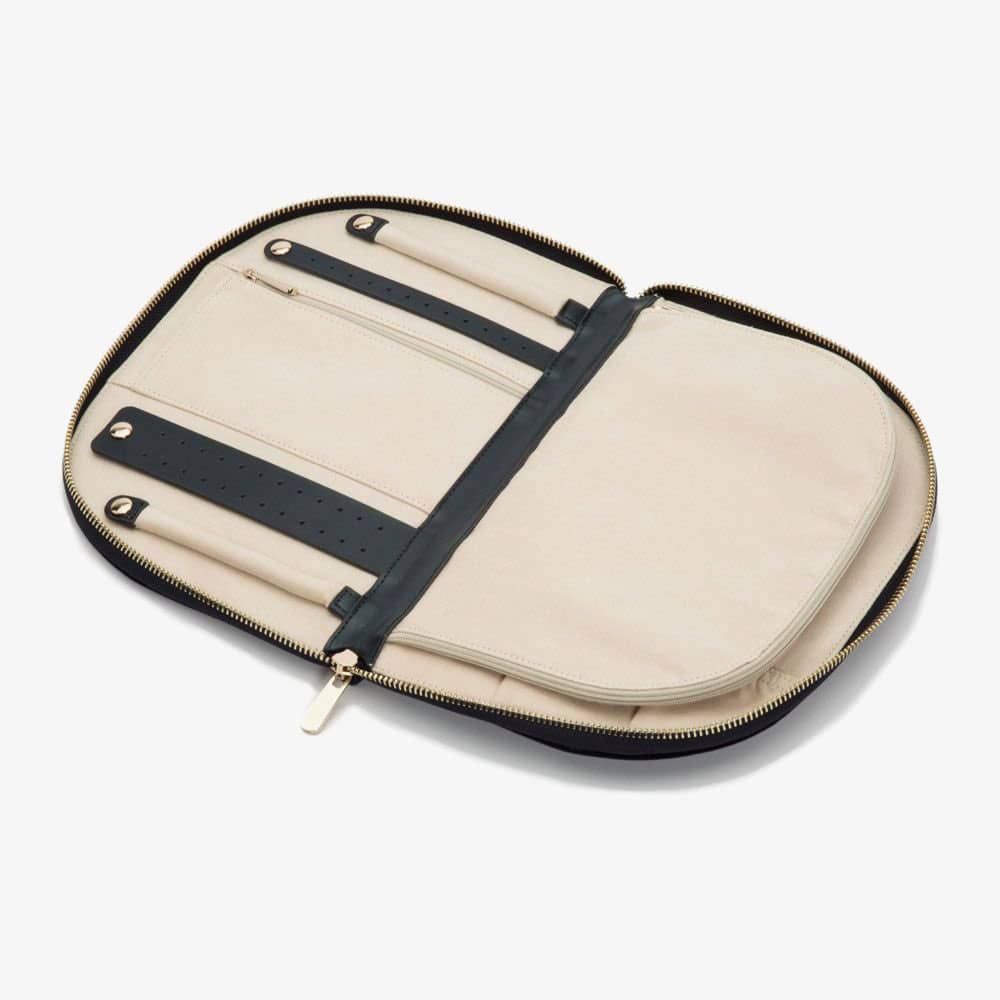 WOLF Zoe Indigo Floral Portfolio Jewellery Box 393416