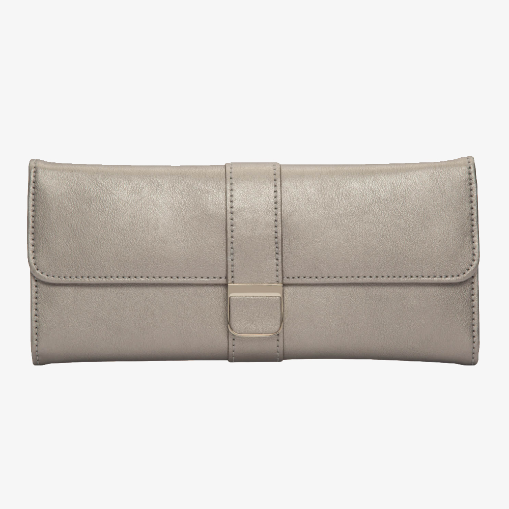 WOLF Palermo Pewter Jewellery Roll 213478