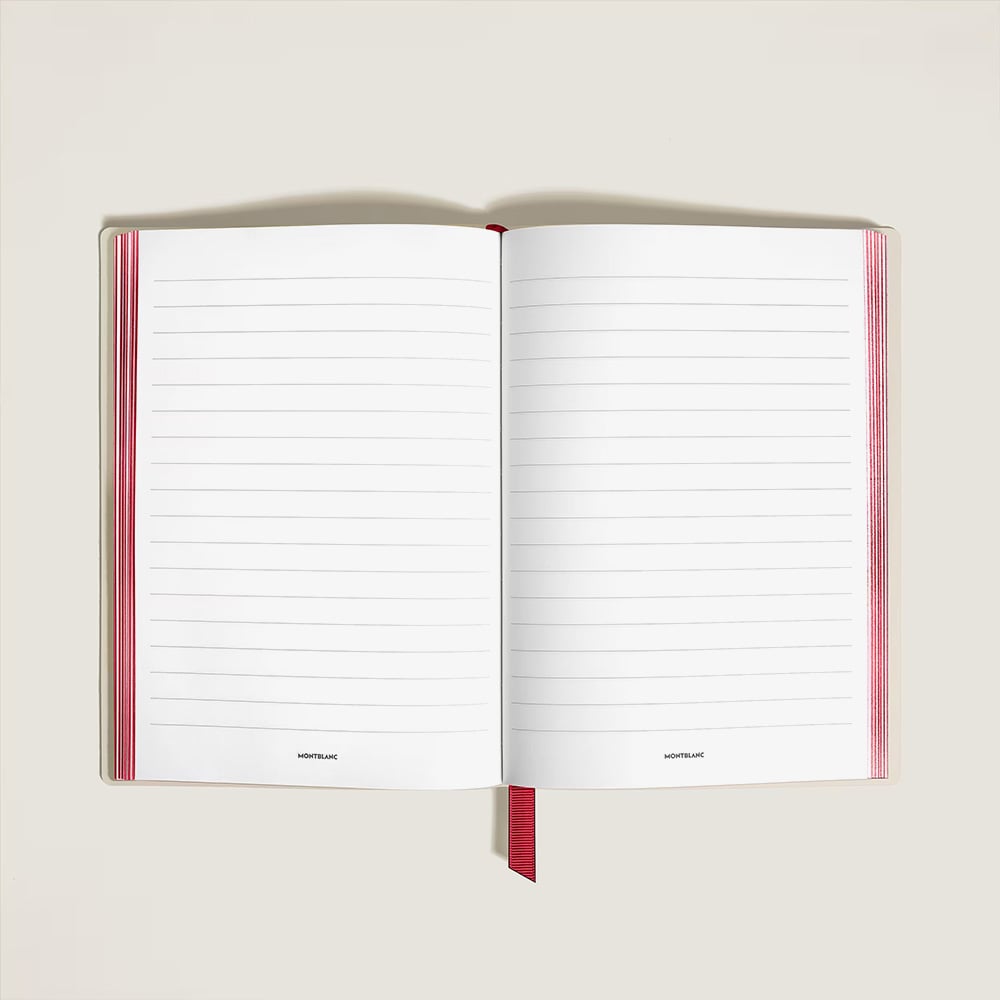 Montblanc Meisterstück Romeo & Juliet Lined Cream Leather Notebook 136634