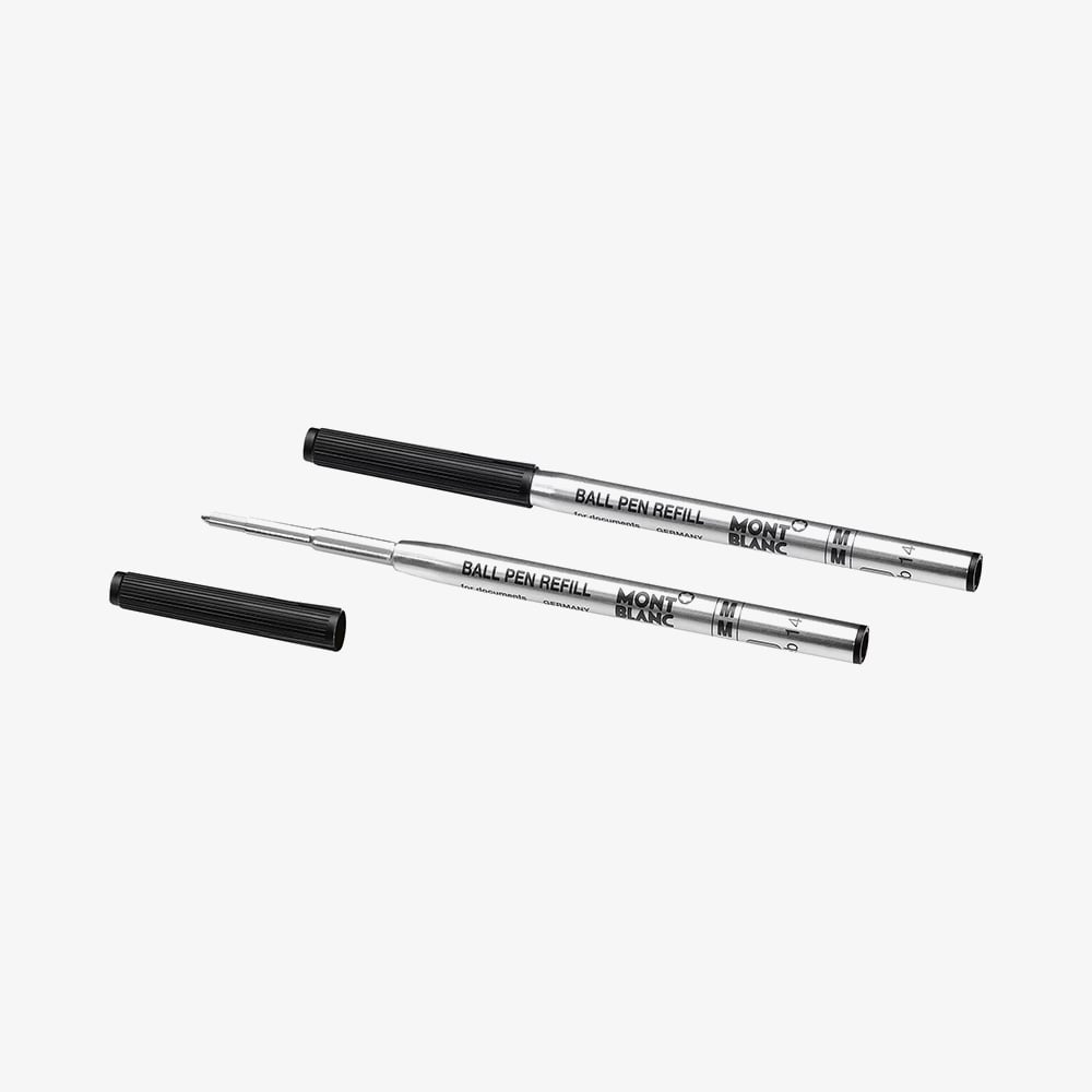 Montblanc Two Pack Mystery Black Ballpoint Refill 128212