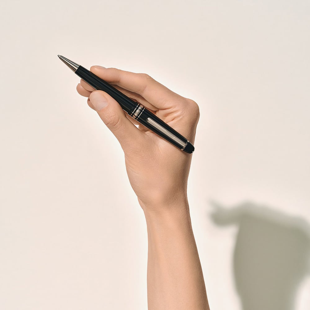 Montblanc Meisterstuck Platinum Coated Midsize Ballpoint Pen 132491