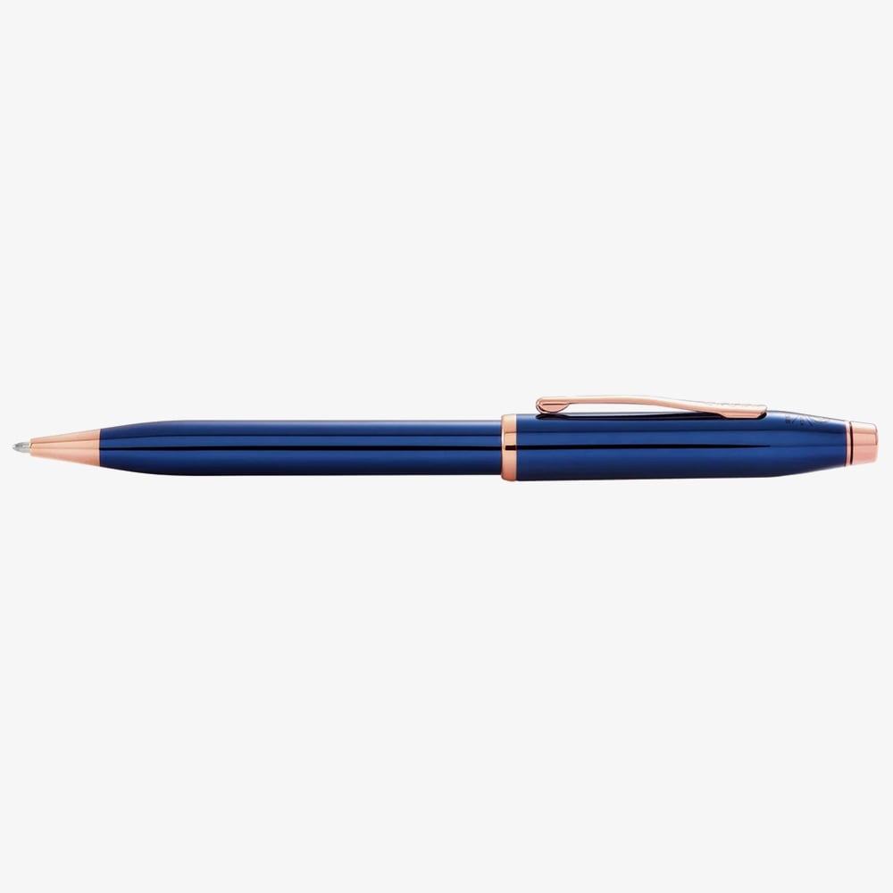 Cross Century II Translucent Cobalt Blue Lacquer Ballpoint Pen AT0082WG-138