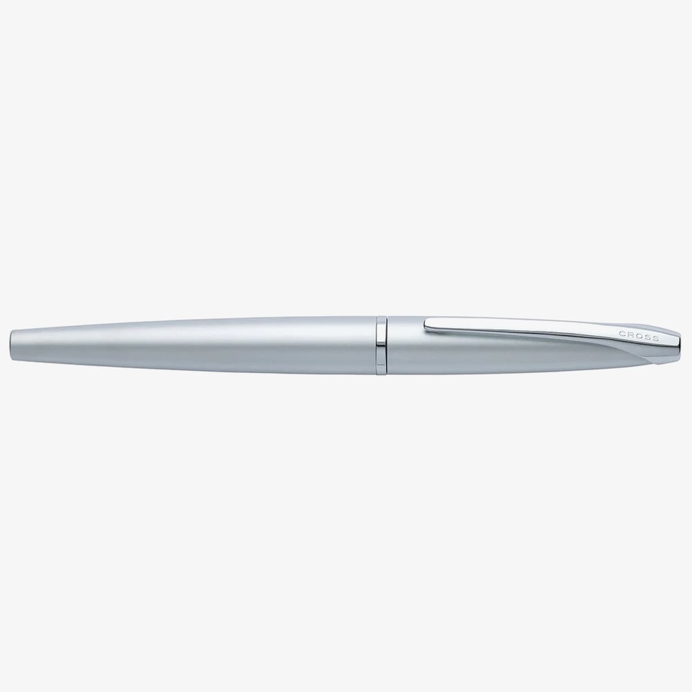 Cross ATX Pure Chrome Stainless Steel Medium Nib Fountain Pen AT886-2MS