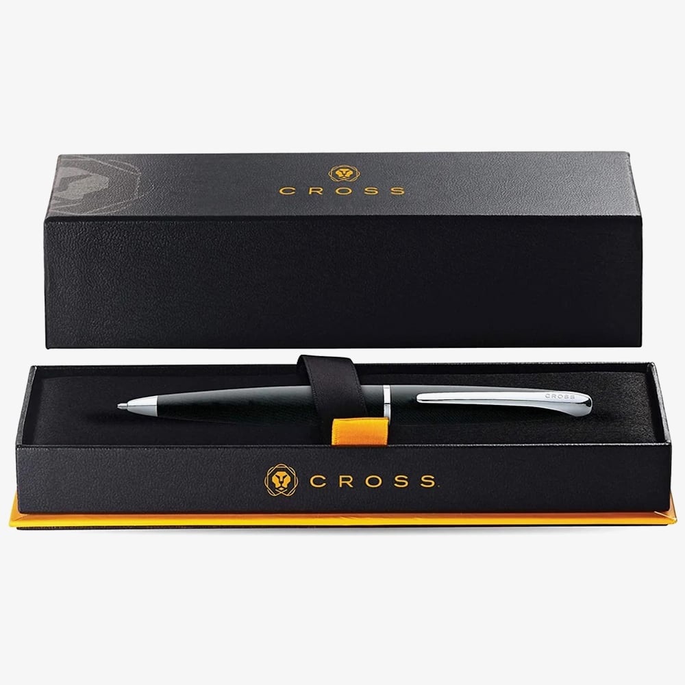 Cross ATX Basalt Black Ballpoint Pen AT882-3