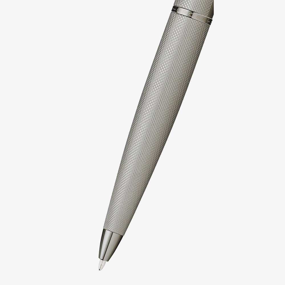 Cross ATX Sandblasted Titanium Gray Ballpoint Pen AT882-46