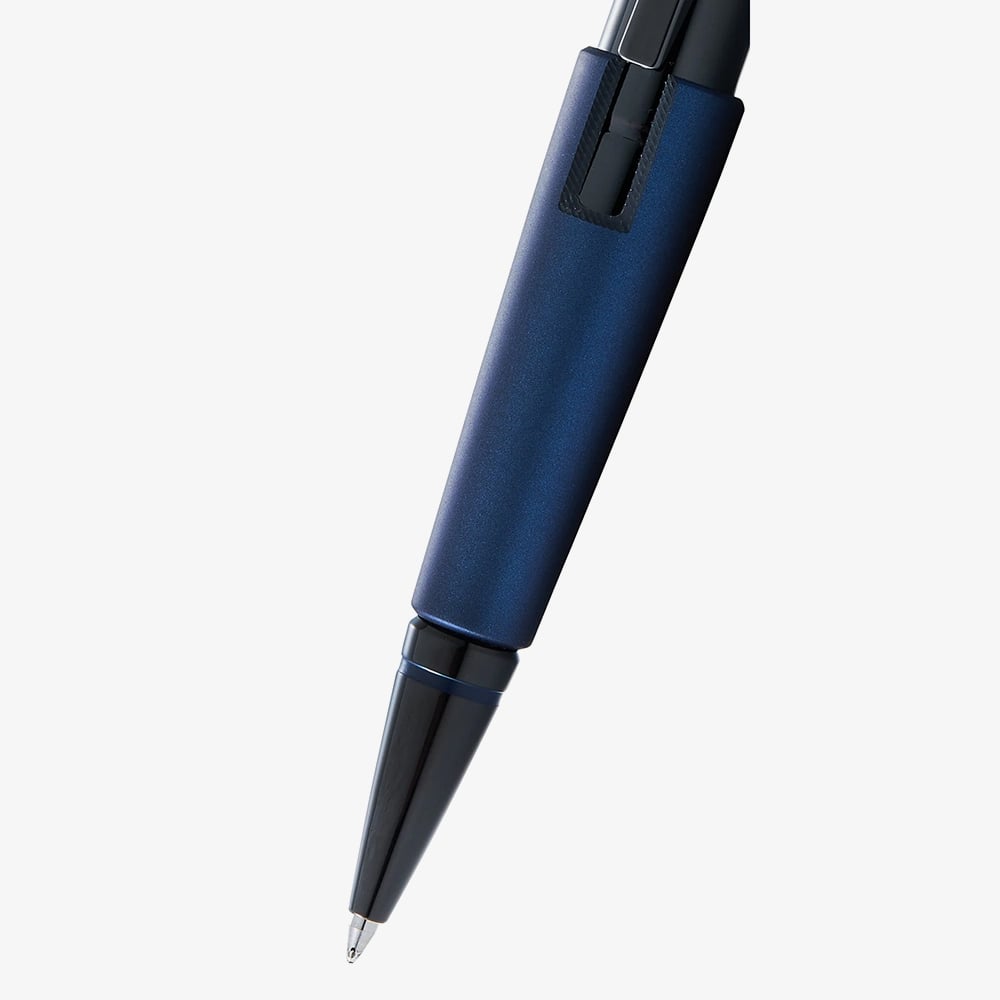 Cross Edge Matte Blue Lacquer Gel Rollerball Pen AT0555-12