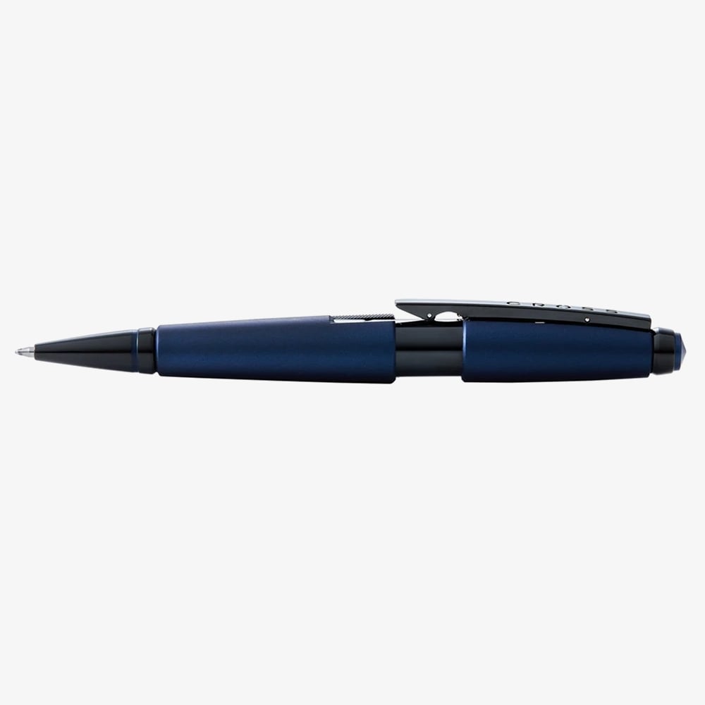 Cross Edge Matte Blue Lacquer Gel Rollerball Pen AT0555-12