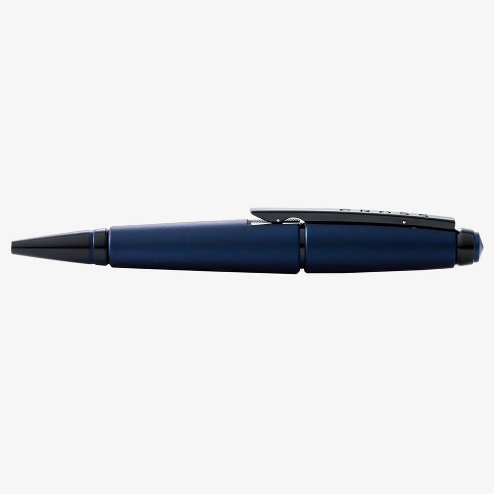 Cross Edge Matte Blue Lacquer Gel Rollerball Pen AT0555-12