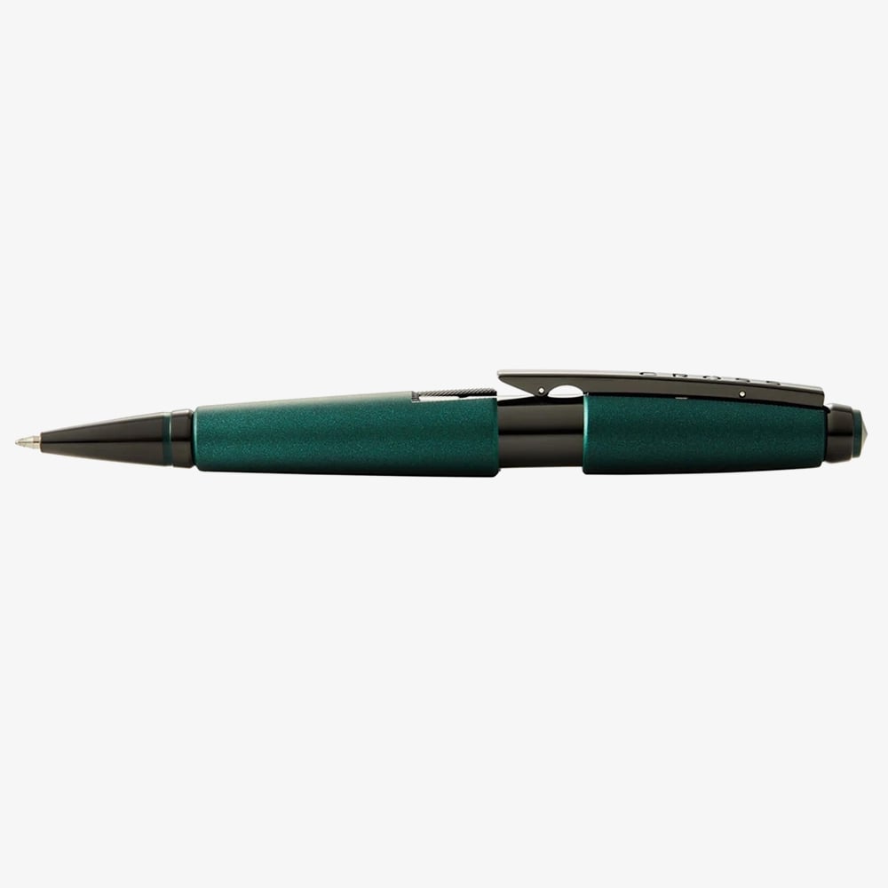 Cross Edge Matte Green Lacquer Gel Rollerball Pen AT0555-13