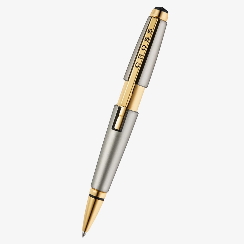 Cross Edge Sonic Titanium Lacquer & Gold Selectip Rollerball Pen AT0555-21