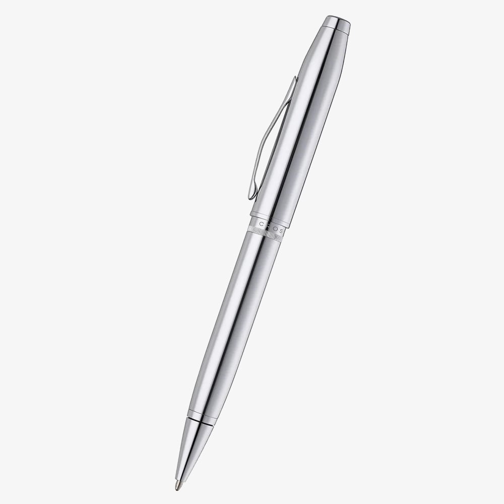 Cross Foundry Polished Chrome Ballpoint Pen AT0812-1