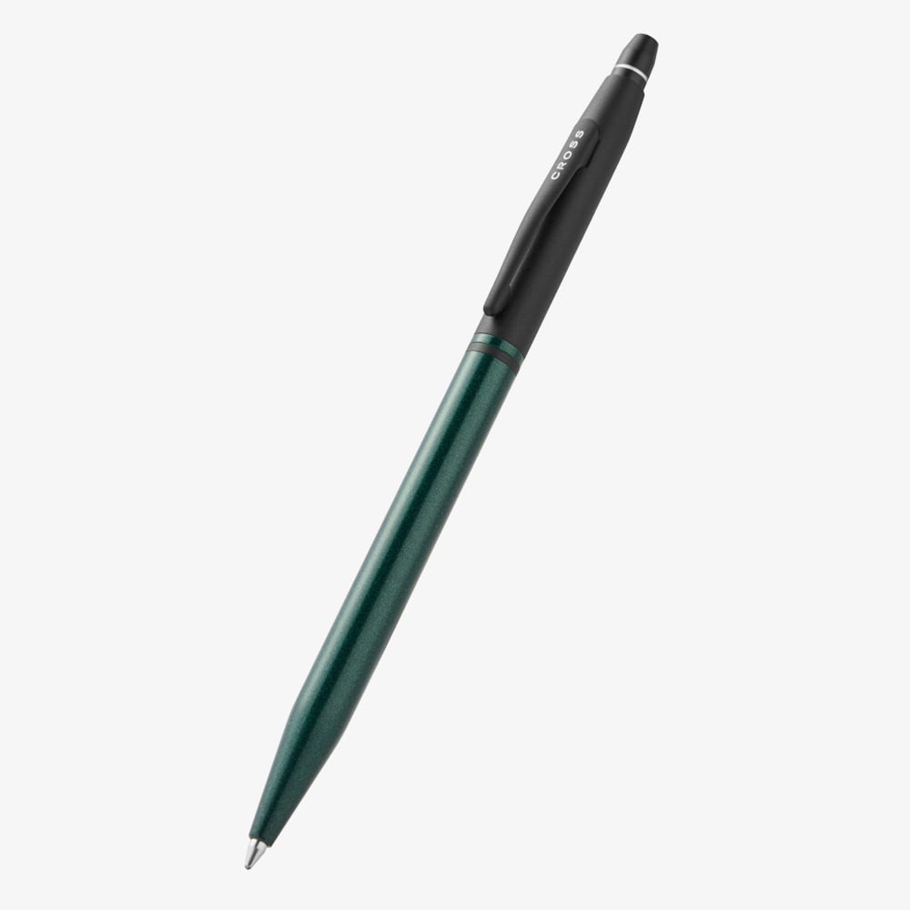 Cross Click Tuxedo Satin Metallic Green Ballpoint Pen AT0622-126
