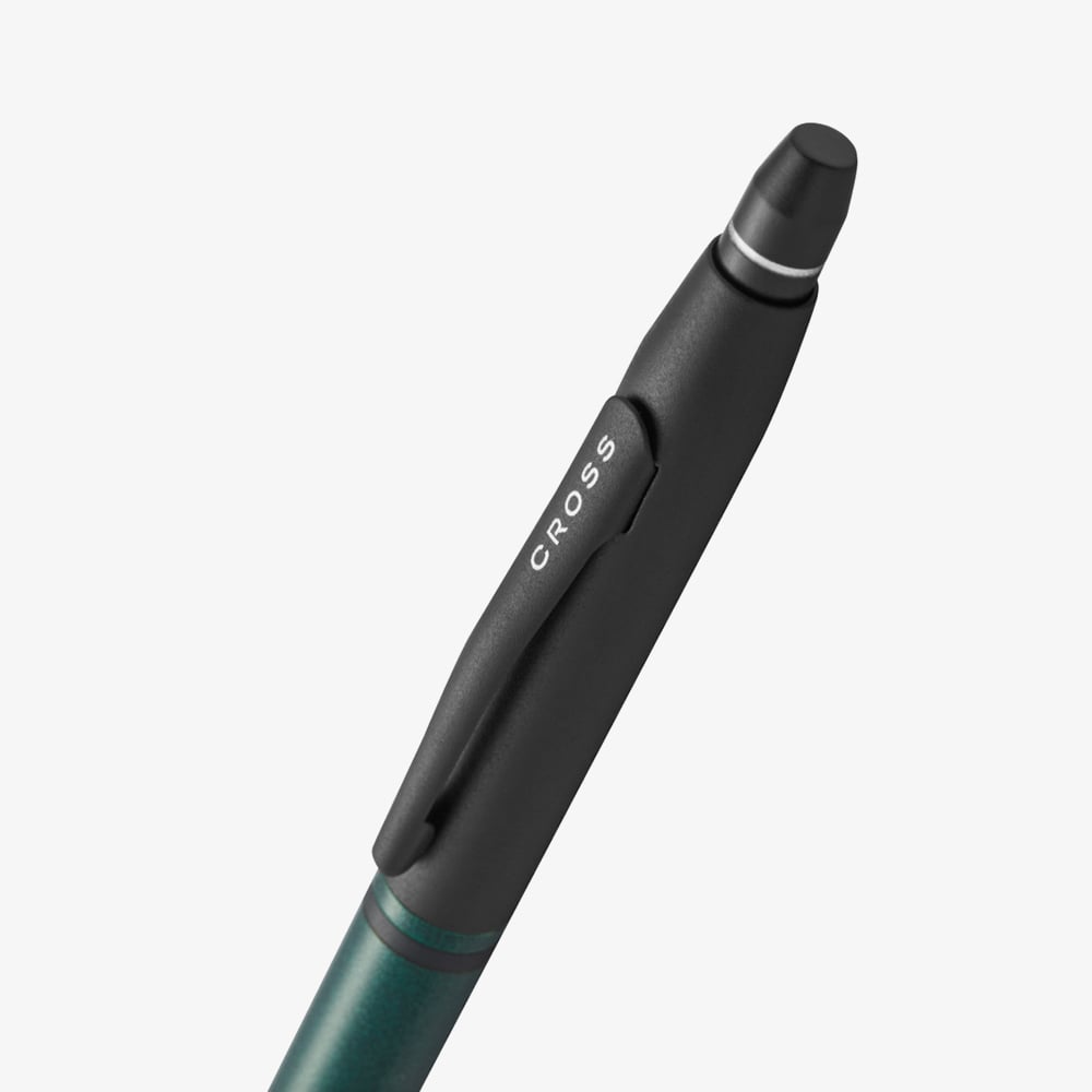 Cross Click Tuxedo Satin Metallic Green Ballpoint Pen AT0622-126